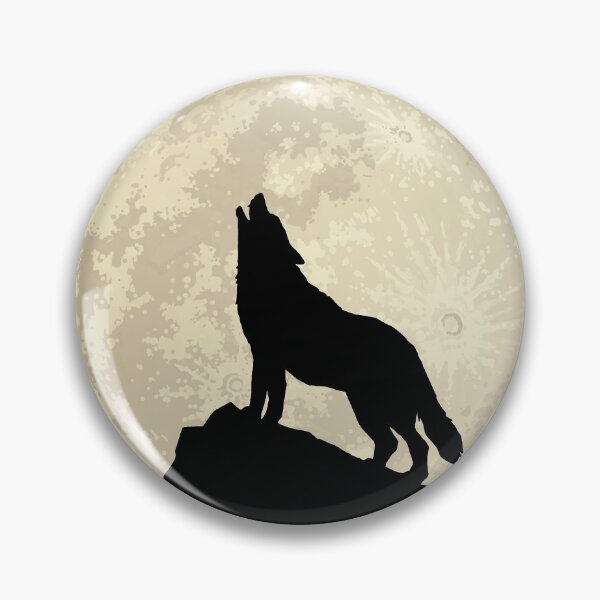 Artikelvorschau, der Wolf heult den Mond an entworfen und verkauft von Niti-Niti.