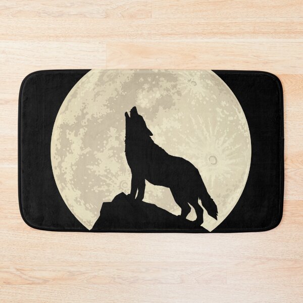 Artikelvorschau, der Wolf heult den Mond an entworfen und verkauft von Niti-Niti.
