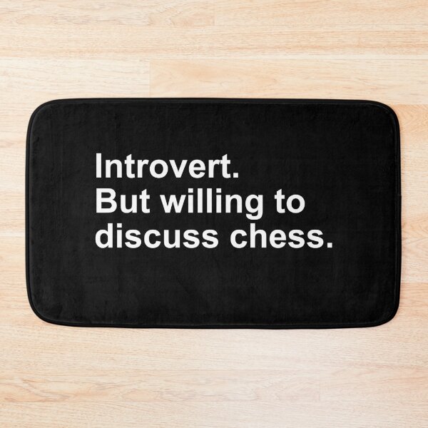 Item preview, Introvert Butt Willing To Discuss Chess designed and sold by ChessMadness.