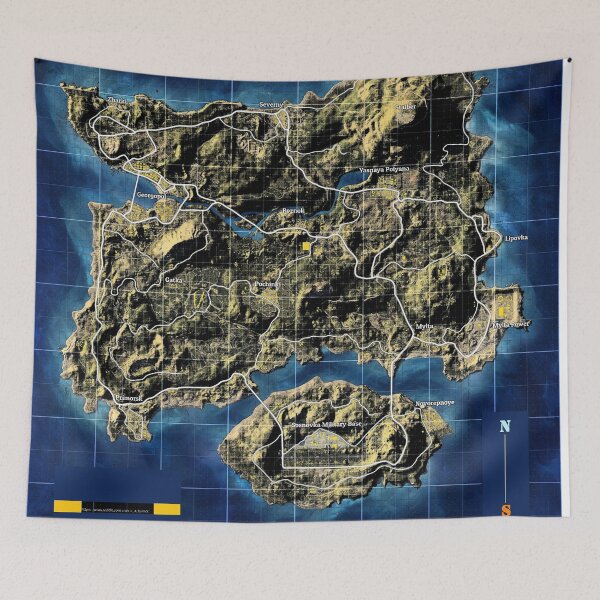 Item preview, pubg map designed and sold by sanjeet prajapat.