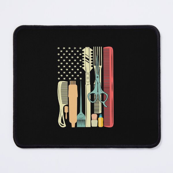 Item preview, Hair Cutting Instruments with American Flag Funny Hair Stylist designed and sold by patroart.