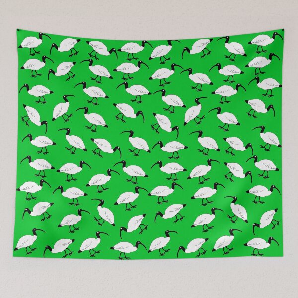 Item preview, Lots Of Bin Chickens Pattern green designed and sold by Digitaldingo.