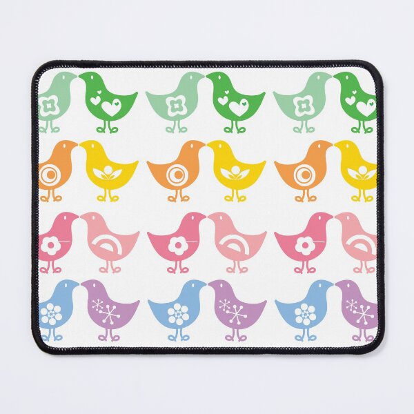 Item preview, Retro Rainbow Kissing Chicks © fatfatin designed and sold by fatfatin.