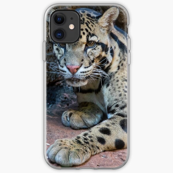 The Elusive Clouded Leopard iPhone Soft Case