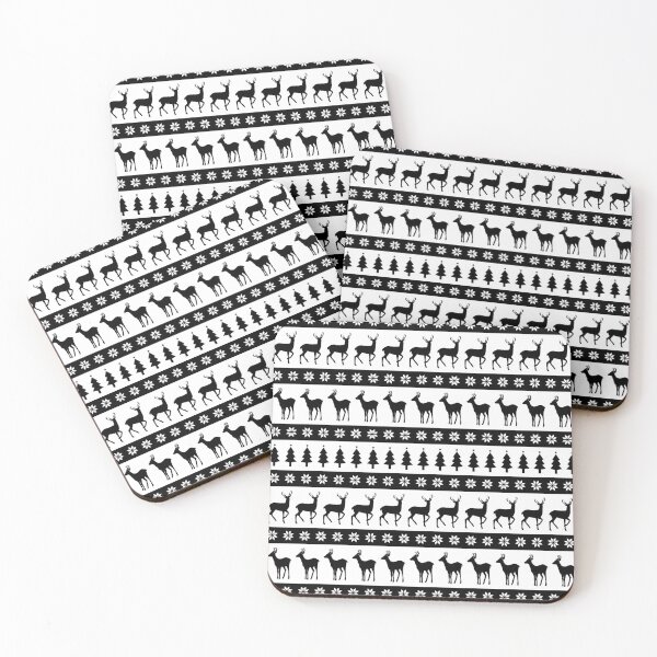 Item preview, Scandinavian Christmas Pattern | Black and White designed and sold by thelustrous.