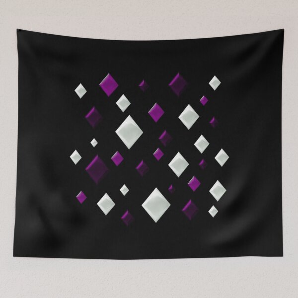 Item preview, Mogii T-ShirtAsexual Pride Floating Diamonds Design designed and sold by PetrRowes.