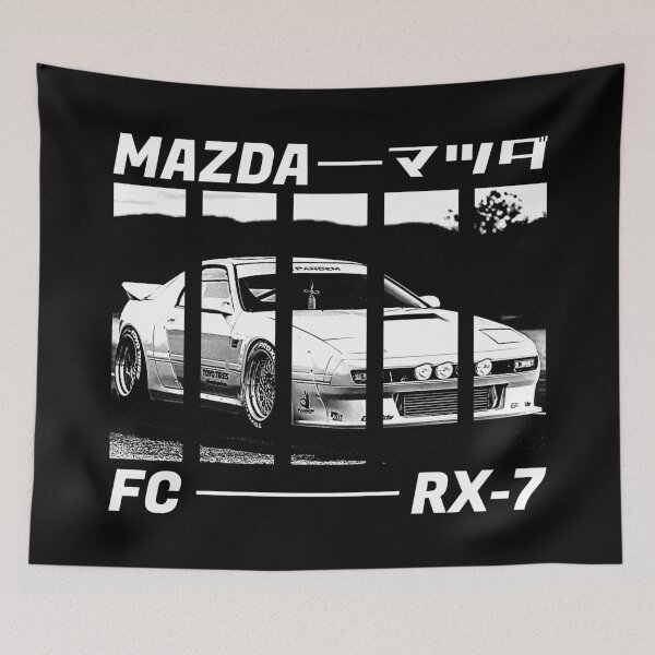 Item preview, MAZDA RX-7 FC Black 'N White 3 (Black Version) designed and sold by Cero81.