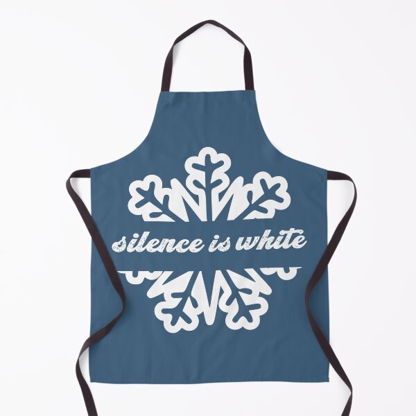 Item preview, snowflake silence is white, winter, snow, ice designed and sold by PicturePatty.