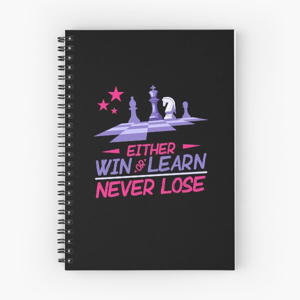 Item preview, Either Win or Learn designed and sold by ChessMadness.