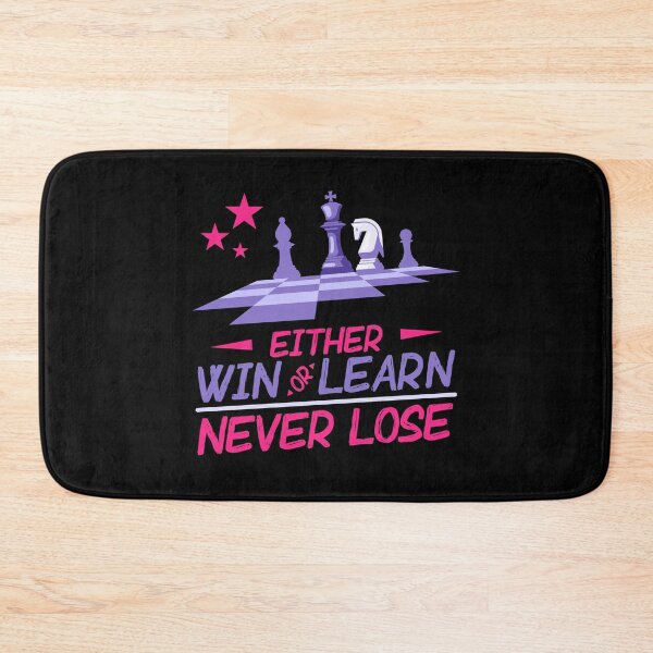 Item preview, Either Win or Learn designed and sold by ChessMadness.