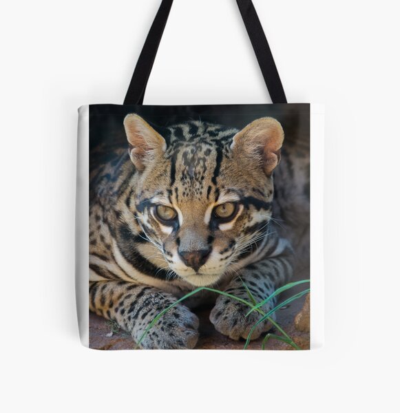 Ocelot All Over Print Tote Bag