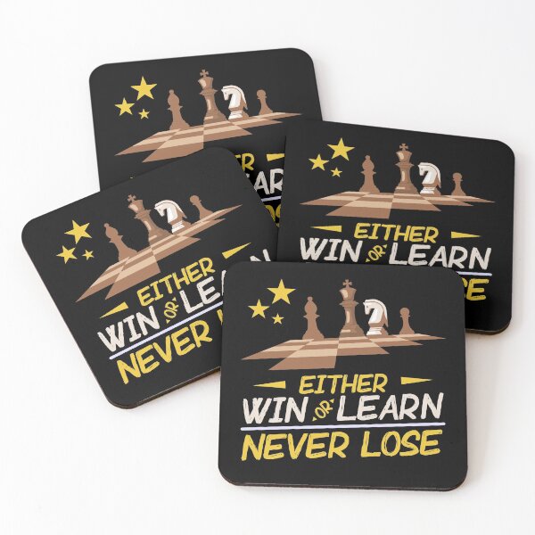 Item preview, Either Win or Learn designed and sold by ChessMadness.
