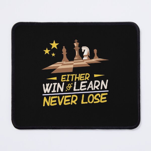 Item preview, Either Win or Learn designed and sold by ChessMadness.