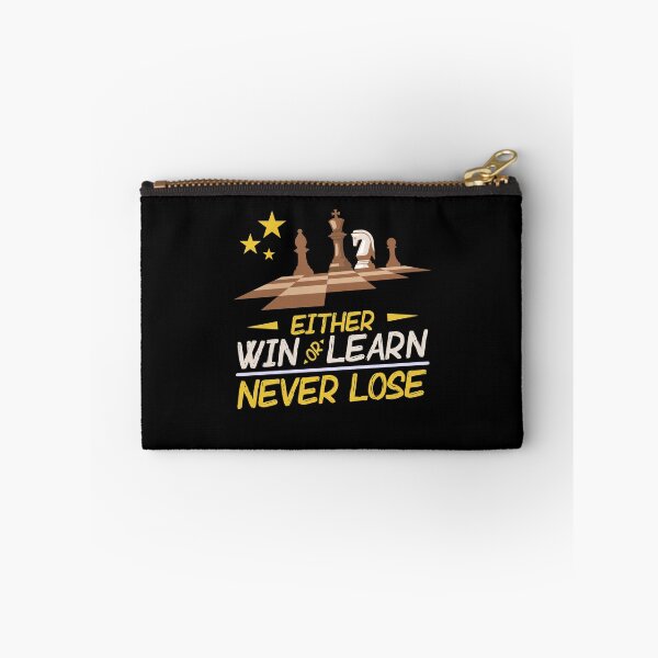 Item preview, Either Win or Learn designed and sold by ChessMadness.