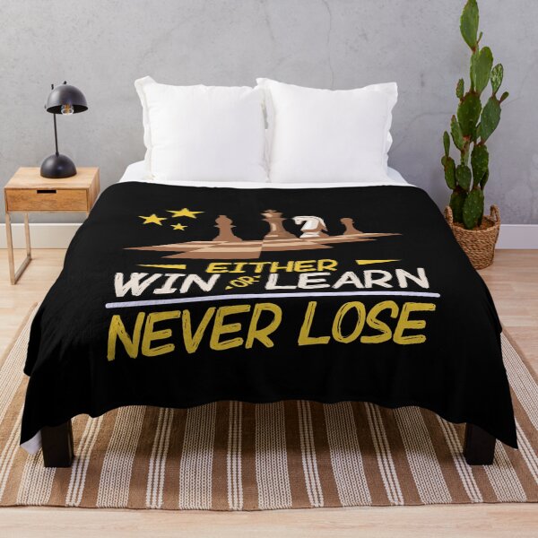Item preview, Either Win or Learn designed and sold by ChessMadness.