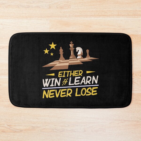 Item preview, Either Win or Learn designed and sold by ChessMadness.