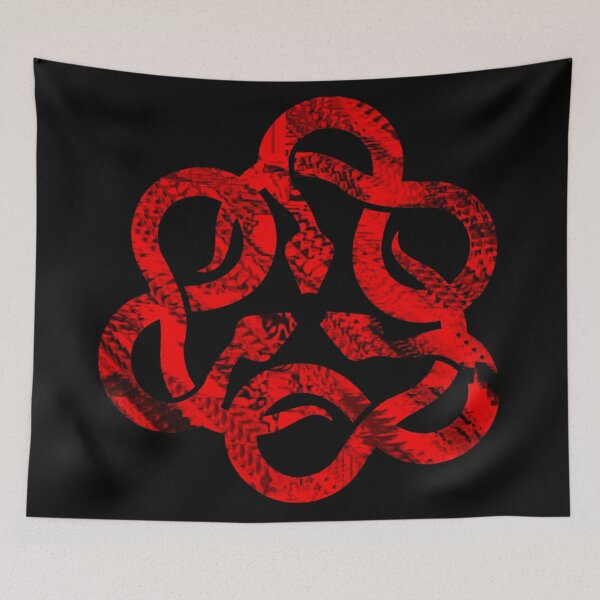 Item preview, awesome psychedelic syphus design red designed and sold by YOStudios.