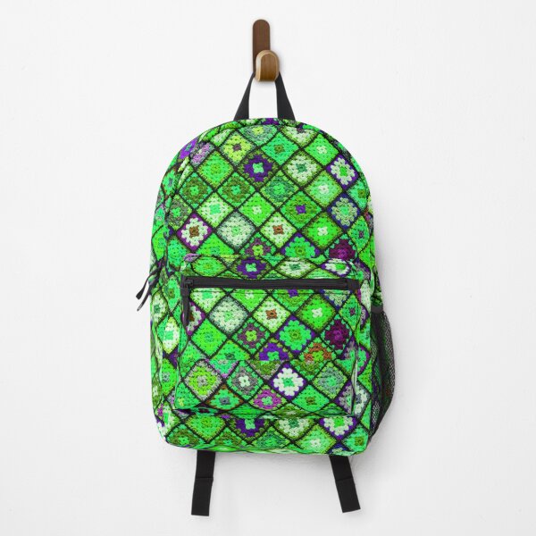 Item preview, Crochet granny square pattern -luminous green designed and sold by Amalzaki.
