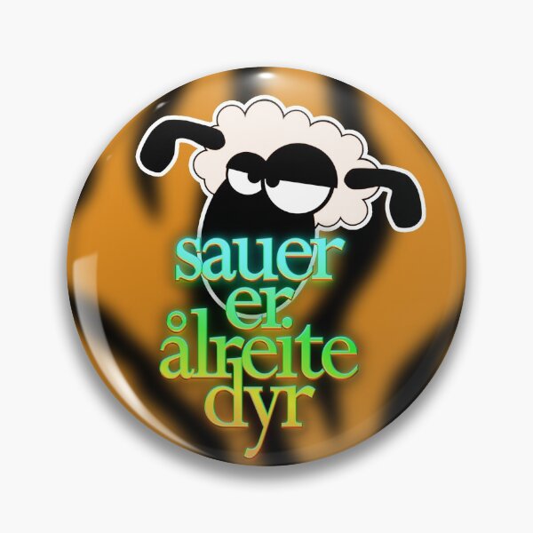 Item preview, SAUER ER ÅLREITE DYR designed and sold by Klementsen.