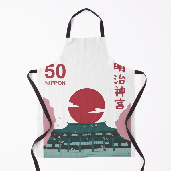 Item preview, 50 NIPPON Shrine Sakura Temple Stamp designed and sold by arteesketch.