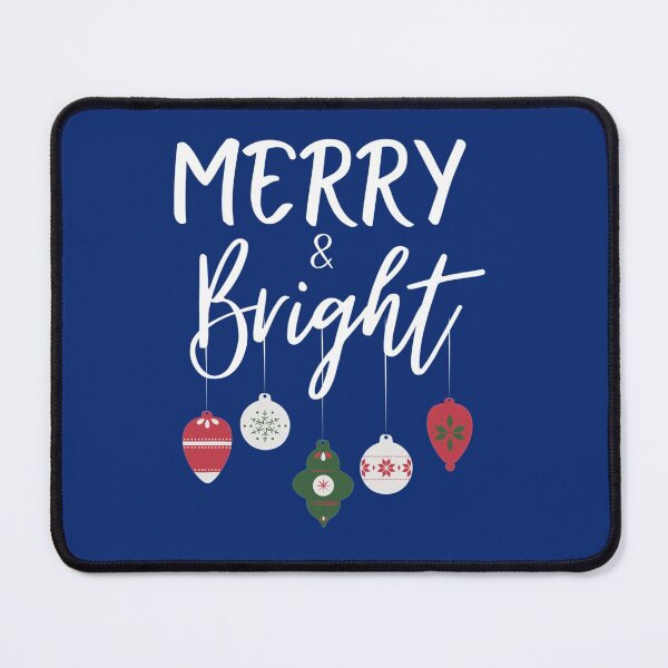 Item preview, Merry and Bright Christmas with Ornaments designed and sold by NGUYEN THI LIEN.