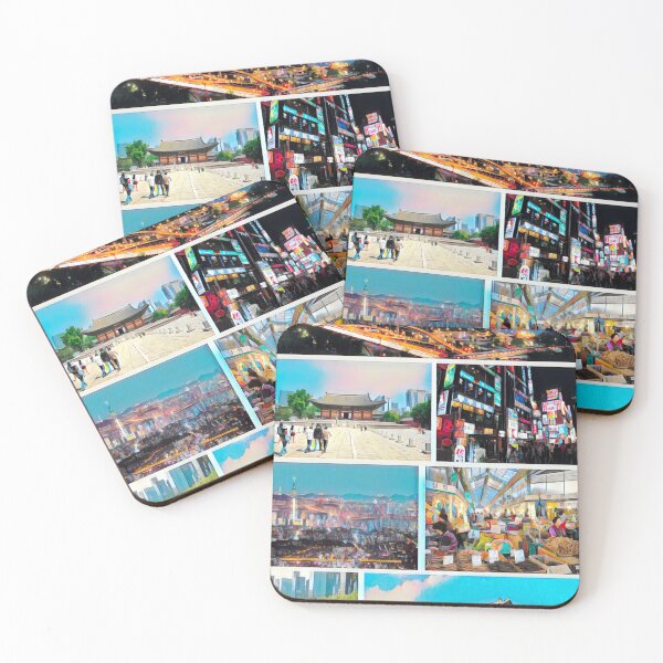 Item preview, Seoul Landmarks designed and sold by Sofia-Draws.