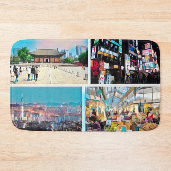 Item preview, Seoul Landmarks designed and sold by Sofia-Draws.