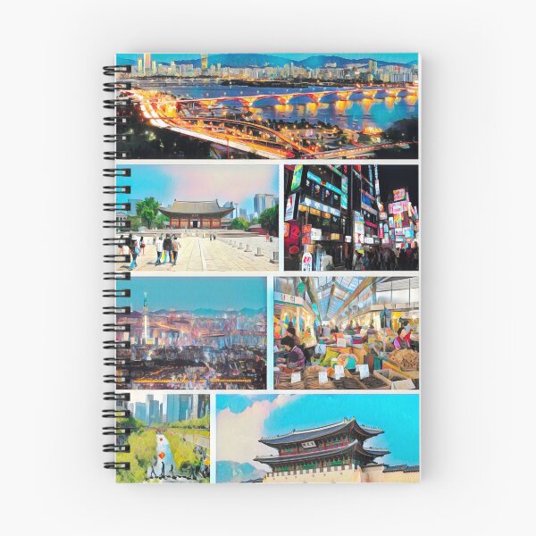 Item preview, Seoul Landmarks designed and sold by Sofia-Draws.