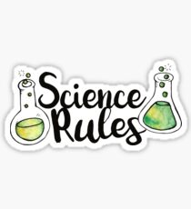 Science Rules Sticker