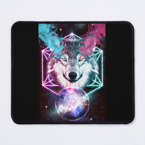 Item preview, Wolf, universe, night, moon, stars, Wolf, universe, night, moon, stars designed and sold by Jhonnyyy.
