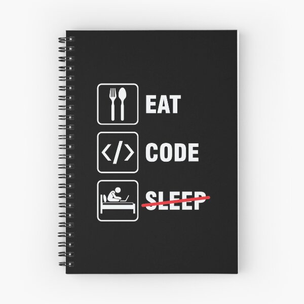 Item preview, eat. code. sleep. (dark) designed and sold by bantaam.