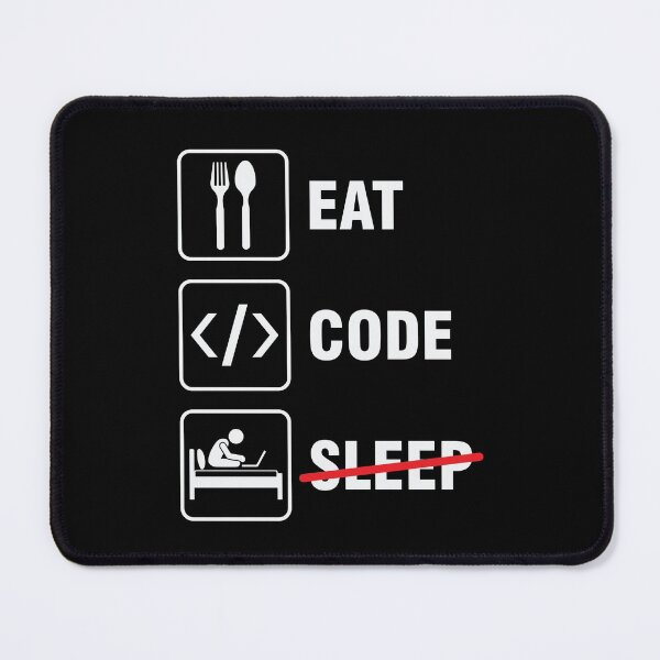 Item preview, eat. code. sleep. (dark) designed and sold by bantaam.