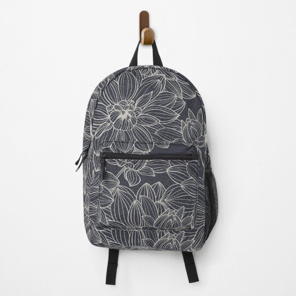 Item preview, Deep Damask- Indigo designed and sold by CaelaBeeDesigns.