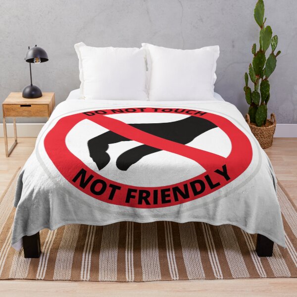 Item preview, Not Friendly Do Not Touch designed and sold by AnnaAndVibes.