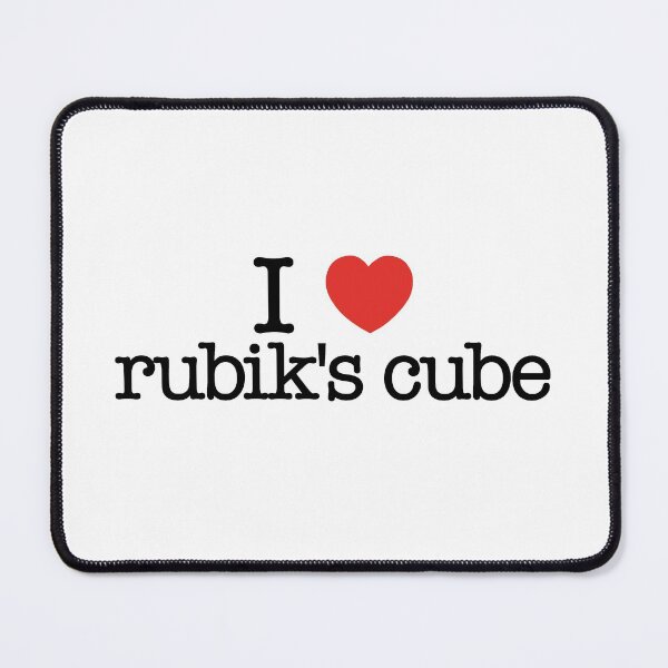 Item preview, I love rubik's cube. Funny gift idea. I heart rubik's cube. Best present for rubik's cube fans. designed and sold by shirtpress.