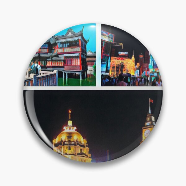 Item preview, Shanghai Landmarks designed and sold by Sofia-Draws.