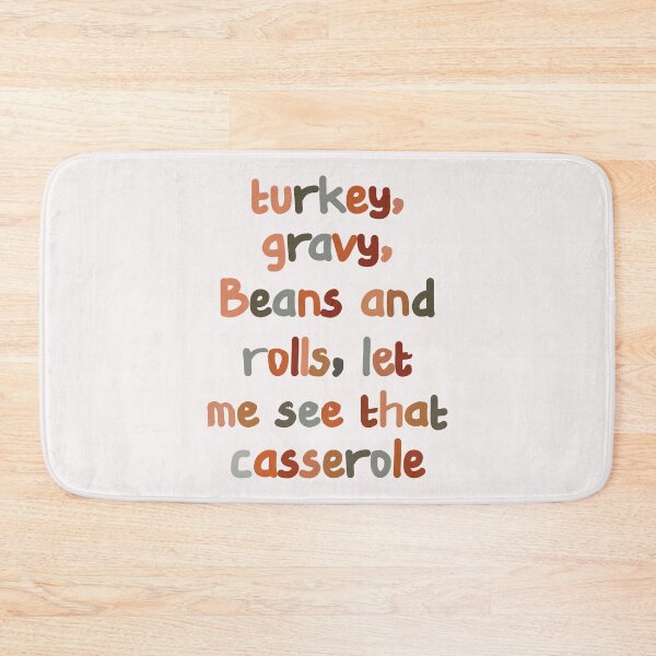 Item preview, cute turkey gravy, beans and rolls let me see that casserole designed and sold by Jake  Knifer.