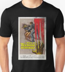 I Was A Teenage Werewolf Vintage Movie Poster Unisex T-Shirt