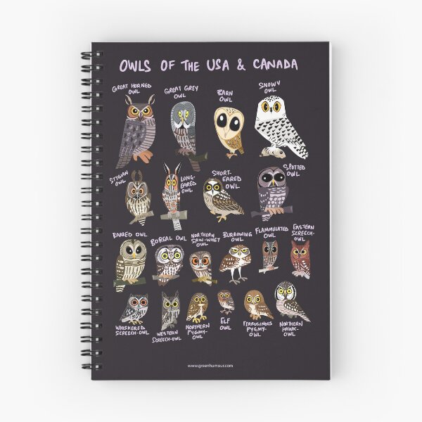 Item preview, Owls of USA and Canada designed and sold by Green Humour.