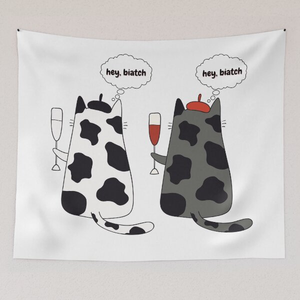 Item preview, Cat Says Hey designed and sold by AnnaAndVibes.