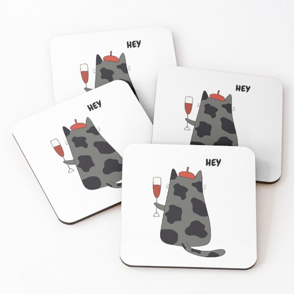 Item preview, Cat Says Hey designed and sold by AnnaAndVibes.