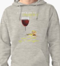 Drink Wine Pet My Bearded Dragon Pullover Hoodie