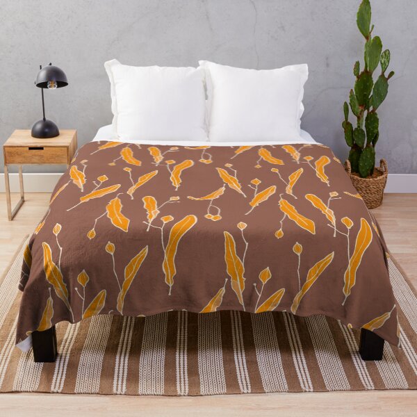Item preview, Linden seeds (5), autumn pattern (on brown b/g) designed and sold by Irina Ivanova.
