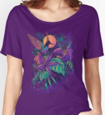 Purple Garden Women's Relaxed Fit T-Shirt