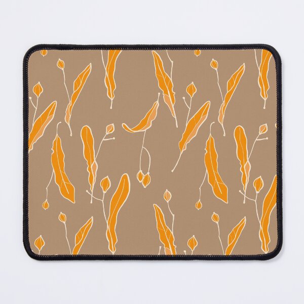 Item preview, Linden seeds (4), autumn pattern (on beige b/g) designed and sold by Irina Ivanova.