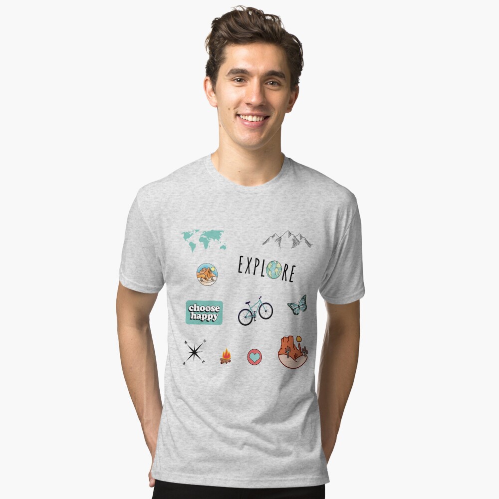 Item preview, Tri-blend T-Shirt designed and sold by OkihanaShop.