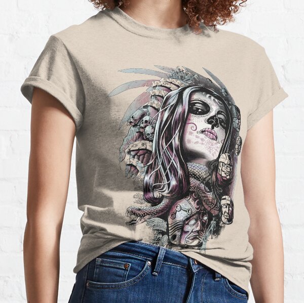 Woman Face T-Shirts for Sale