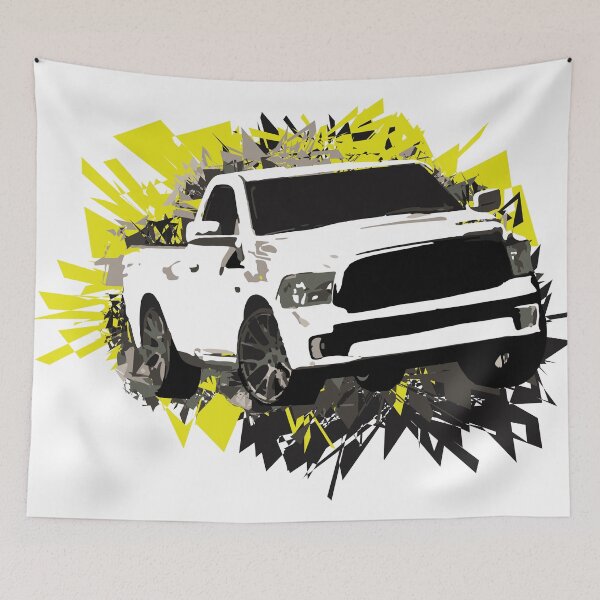 Item preview, White RAM single cab pickup designed and sold by mfzmfz.