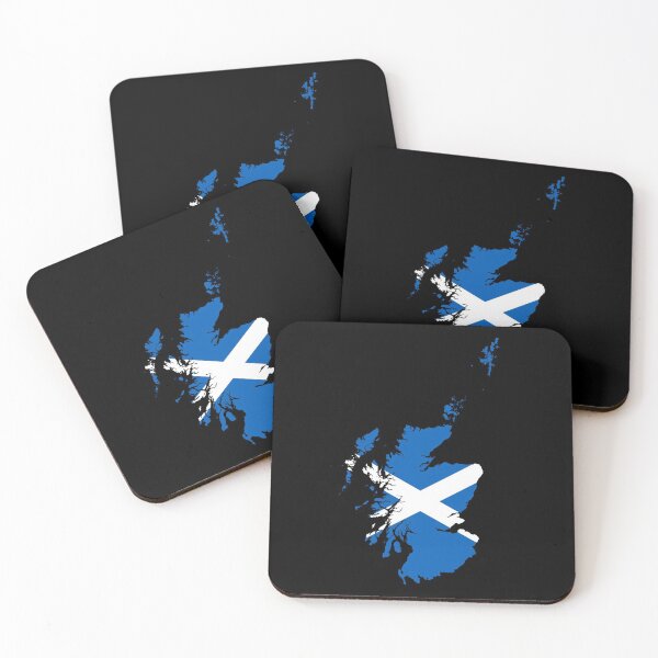 Item preview, Scotland Flag Map  designed and sold by RBEnt.