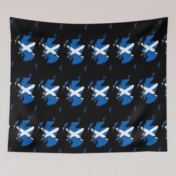 Item preview, Scotland Flag Map  designed and sold by RBEnt.
